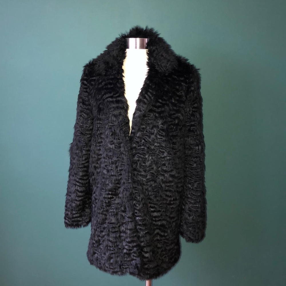 Faux Fur Black Jacket